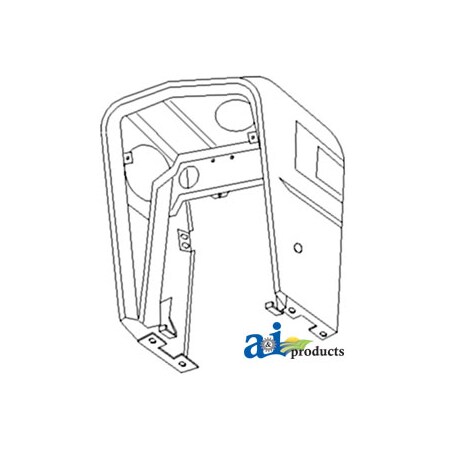 A & I Products Radiator Shell Assembly 28" x23" x16" A-D5NN8N202A